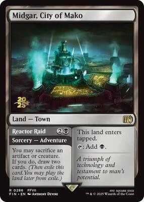 Midgar, City of Mako card from Prerelease Cards