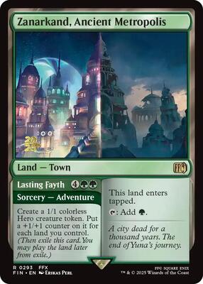 Zanarkand, Ancient Metropolis card from Prerelease Cards