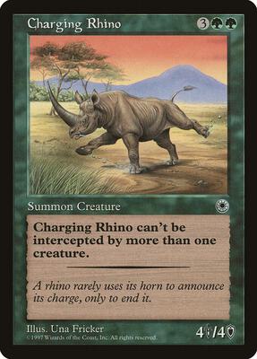 Charging Rhino card from Portal