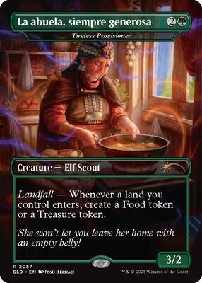 La abuela, siempre generosa - Tireless Provisioner card from Secret Lair Drop Series