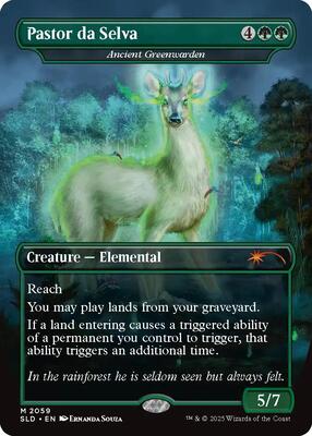 Pastor da Selva - Ancient Greenwarden card from Secret Lair Drop Series