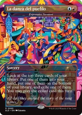 La danza del pueblo - Expressive Iteration card from Secret Lair Drop Series