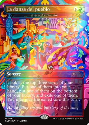La danza del pueblo - Expressive Iteration (Rainbow Foil) card from Secret Lair Drop Series