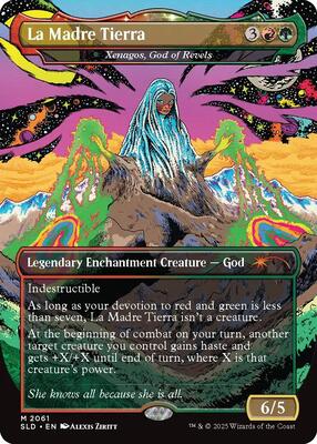 La Madre Tierra - Xenagos, God of Revels card from Secret Lair Drop Series