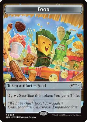 Food Token (2064) card from Secret Lair Drop Series