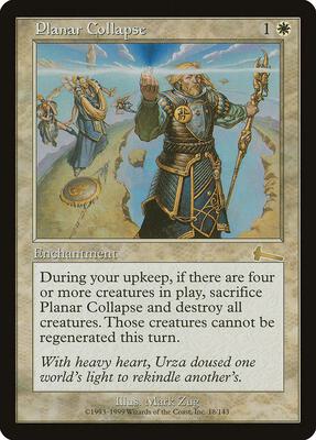 Planar Collapse card from Urza's Legacy