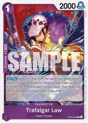 Trafalgar Law (Beginners Deck Party [ST-23] - [ST-28] Participation Pack) card from One Piece Promotion Cards