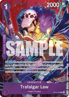 Trafalgar Law (Beginners Deck Party [ST-23] - [ST-28] Winner Pack) card from One Piece Promotion Cards