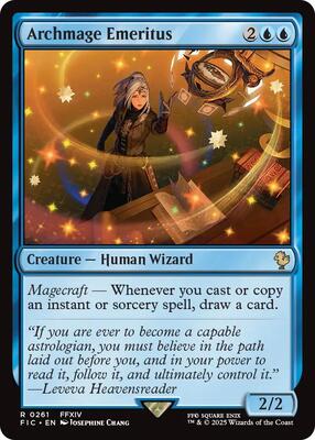Archmage Emeritus (Surge Foil) card from Commander: FINAL FANTASY