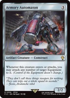 Armory Automaton (Surge Foil) card from Commander: FINAL FANTASY