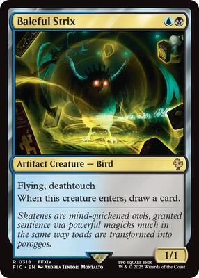 Baleful Strix (Surge Foil) card from Commander: FINAL FANTASY
