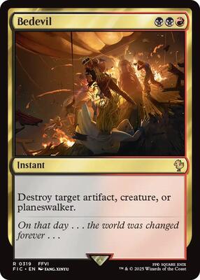 Bedevil (Surge Foil) card from Commander: FINAL FANTASY