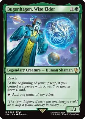Bugenhagen, Wise Elder (Surge Foil) card from Commander: FINAL FANTASY