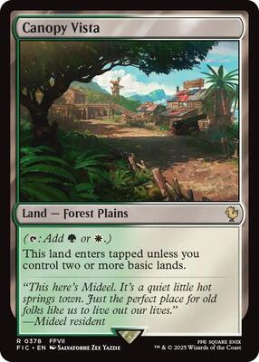 Canopy Vista (Surge Foil) card from Commander: FINAL FANTASY