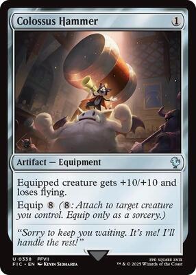 Colossus Hammer (Surge Foil) card from Commander: FINAL FANTASY