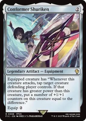 Conformer Shuriken (Surge Foil) card from Commander: FINAL FANTASY