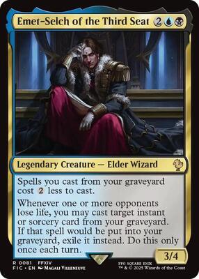 Emet-Selch of the Third Seat (Surge Foil) card from Commander: FINAL FANTASY