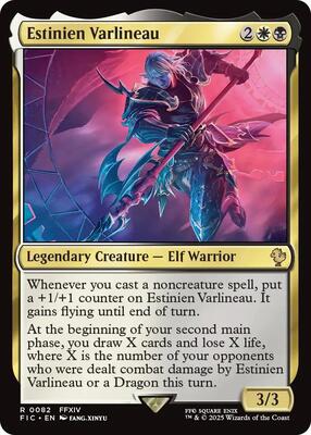 Estinien Varlineau (Surge Foil) card from Commander: FINAL FANTASY