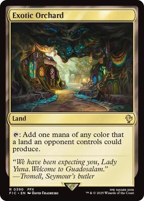 Exotic Orchard (Surge Foil) card from Commander: FINAL FANTASY