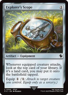 Explorer's Scope (Surge Foil) card from Commander: FINAL FANTASY