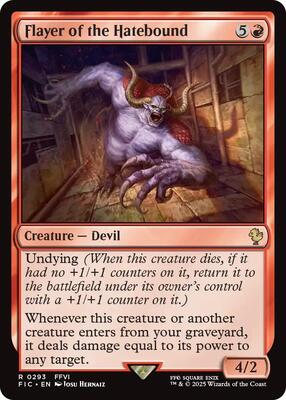Flayer of the Hatebound (Surge Foil) card from Commander: FINAL FANTASY