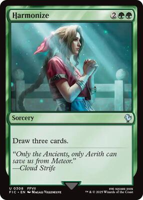 Harmonize (Surge Foil) card from Commander: FINAL FANTASY