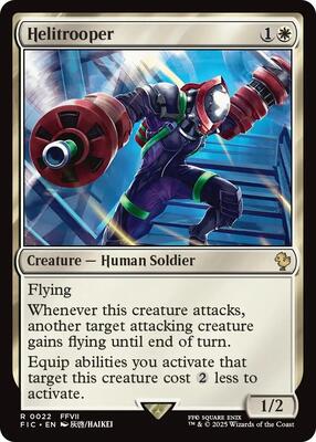 Helitrooper (Surge Foil) card from Commander: FINAL FANTASY