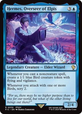 Hermes, Overseer of Elpis (Surge Foil) card from Commander: FINAL FANTASY