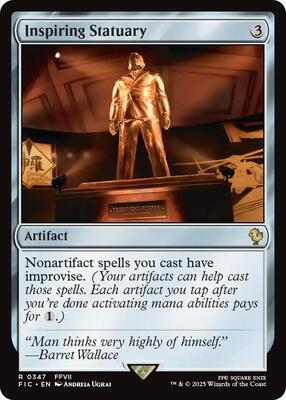 Inspiring Statuary (Surge Foil) card from Commander: FINAL FANTASY
