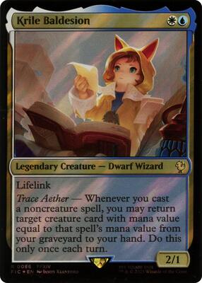 Krile Baldesion (Surge Foil) card from Commander: FINAL FANTASY