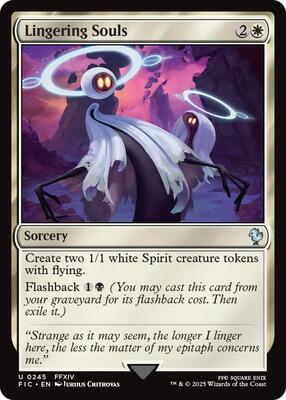 Lingering Souls (Surge Foil) card from Commander: FINAL FANTASY