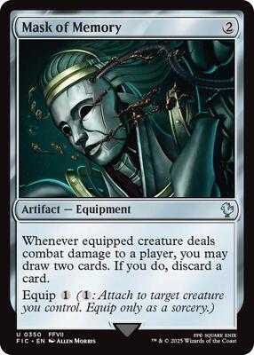 Mask of Memory (Surge Foil) card from Commander: FINAL FANTASY