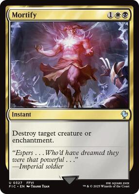 Mortify (Surge Foil) card from Commander: FINAL FANTASY