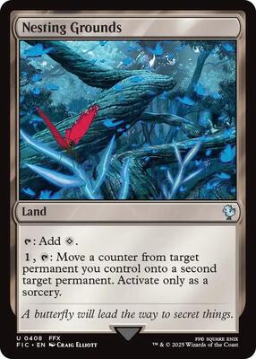 Nesting Grounds (Surge Foil) card from Commander: FINAL FANTASY