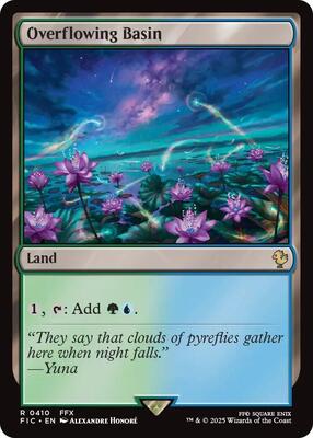 Overflowing Basin (Surge Foil) card from Commander: FINAL FANTASY