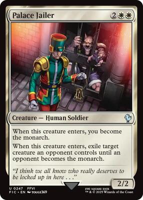 Palace Jailer (Surge Foil) card from Commander: FINAL FANTASY