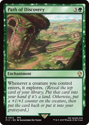 Path of Discovery (Surge Foil) card from Commander: FINAL FANTASY