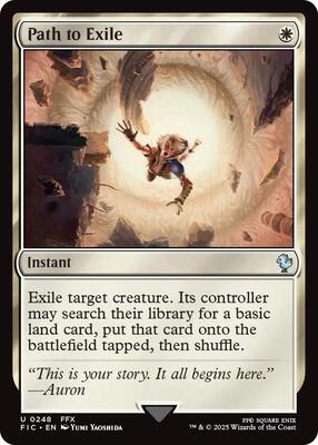Path to Exile (Surge Foil) card from Commander: FINAL FANTASY