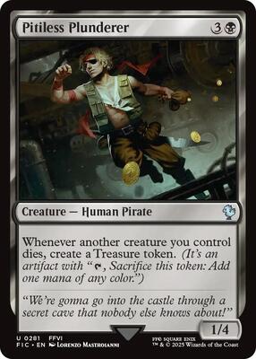 Pitiless Plunderer (Surge Foil) card from Commander: FINAL FANTASY