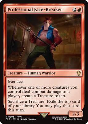 Professional Face-Breaker (Surge Foil) card from Commander: FINAL FANTASY