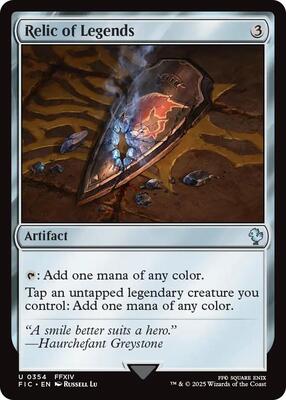 Relic of Legends (Surge Foil) card from Commander: FINAL FANTASY