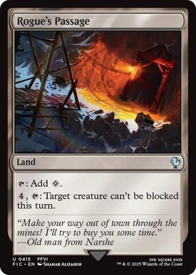 Rogue's Passage (Surge Foil) card from Commander: FINAL FANTASY
