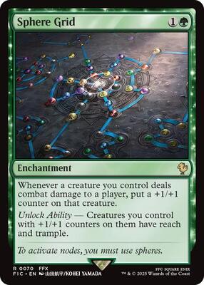 Sphere Grid (Surge Foil) card from Commander: FINAL FANTASY