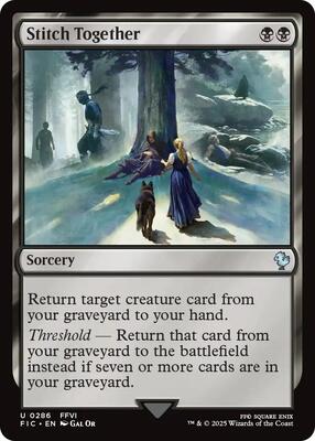Stitch Together (Surge Foil) card from Commander: FINAL FANTASY