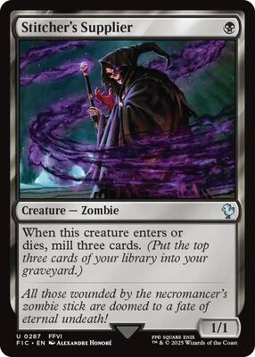 Stitcher's Supplier (Surge Foil) card from Commander: FINAL FANTASY