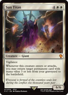 Sun Titan (Surge Foil) card from Commander: FINAL FANTASY