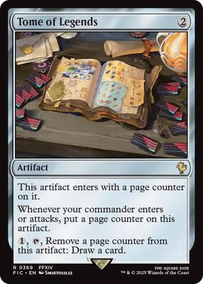 Tome of Legends (Surge Foil) card from Commander: FINAL FANTASY