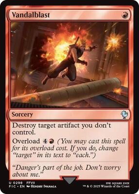 Vandalblast (Surge Foil) card from Commander: FINAL FANTASY
