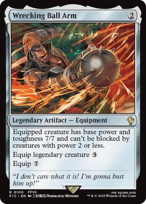 Wrecking Ball Arm (Surge Foil) card from Commander: FINAL FANTASY