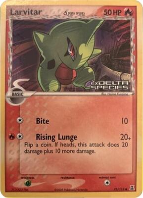 Larvitar (Delta Species Stamp) card from Miscellaneous Cards & Products